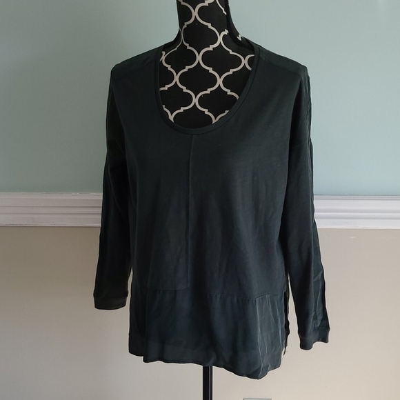 Madewell Silk Edge Dolman long sleeve tee - Picture 3 of 7
